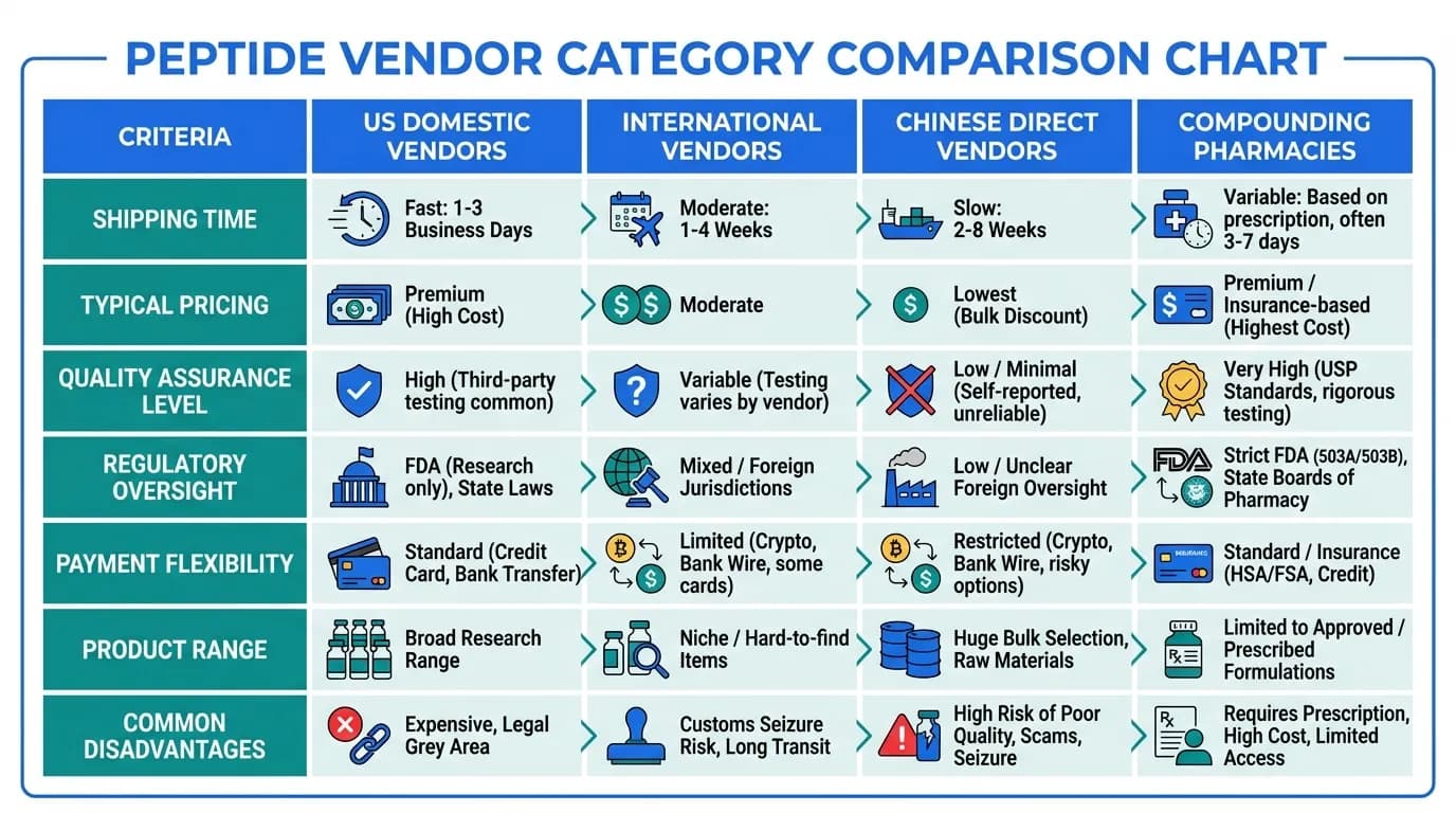 Data visualization for Best Peptide Vendors 2026: Ranked by Third-Party Testing