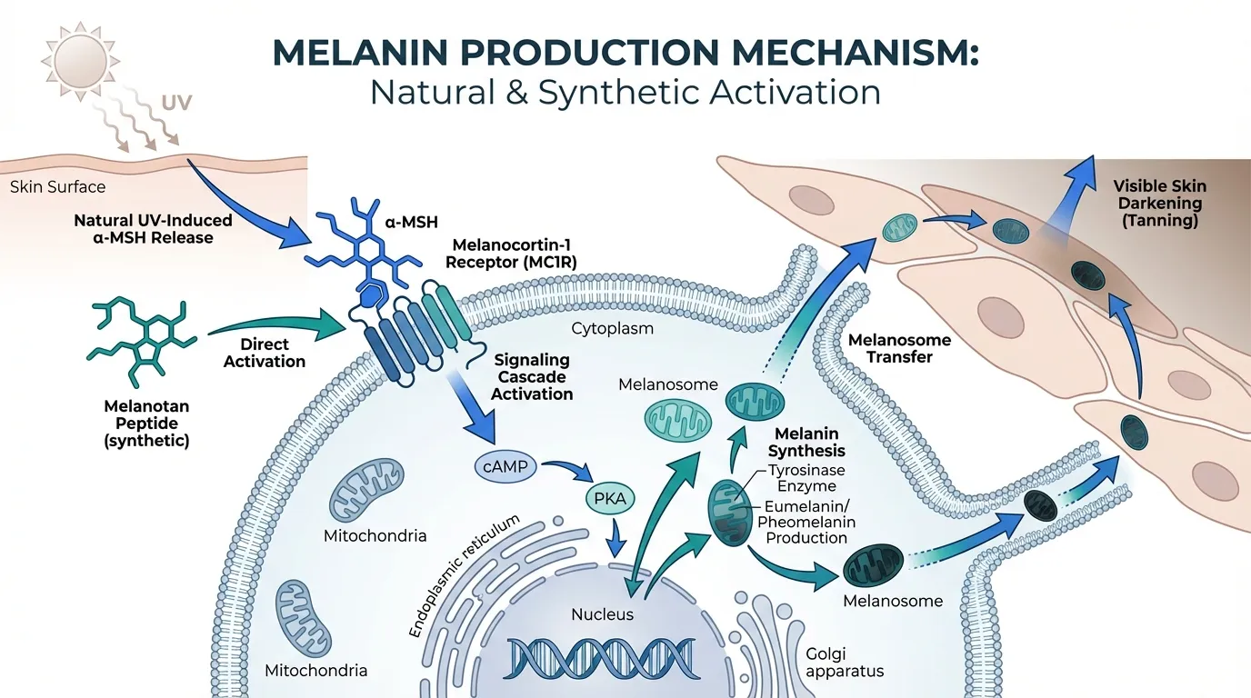 Melanotan-1 (Afamelanotide): Skin Peptide Guide