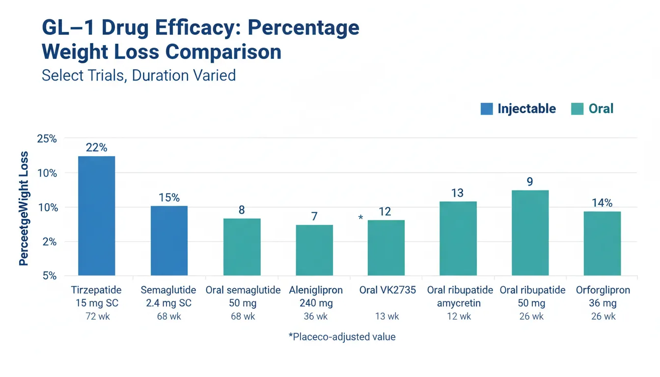 comparison of glp-1 drugs Oral vs Injectable Drugs: The Complete - Evidence-Based Guide | PPW Metabolic Axis compare glp 1 medications Comparing