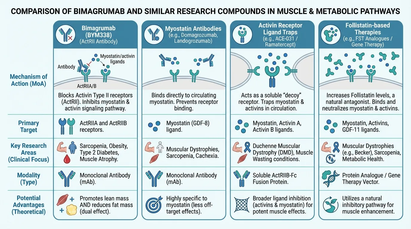 Peptides Similar to Bimagrumab | Peptide Protocol Wiki