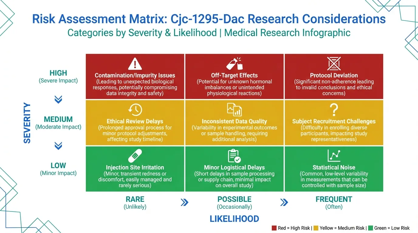 CJC-1295 DAC Risks & Legal Status Review 2026 | Peptide Protocol Wiki