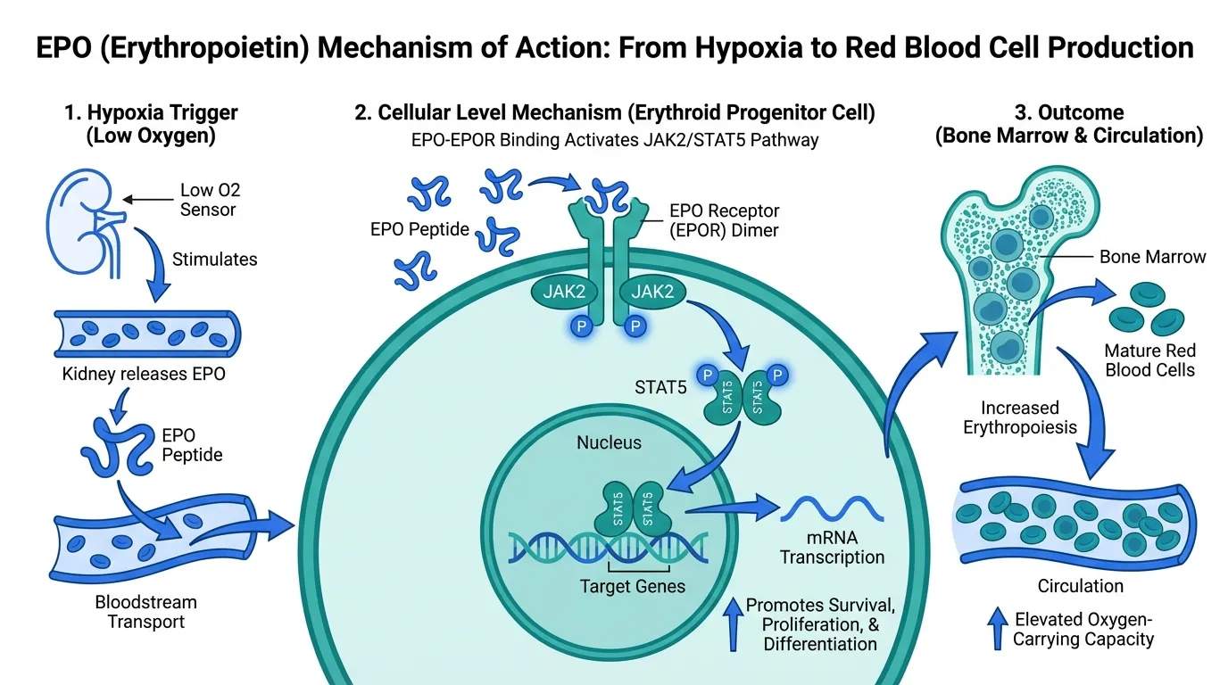 EPO (Erythropoietin): Red Blood Cell Research Guide | Peptide Protocol Wiki