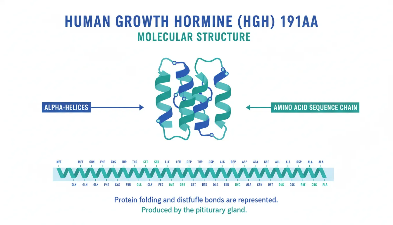 HGH 191AA Molecular Structure and Properties | Peptide Protocol Wiki