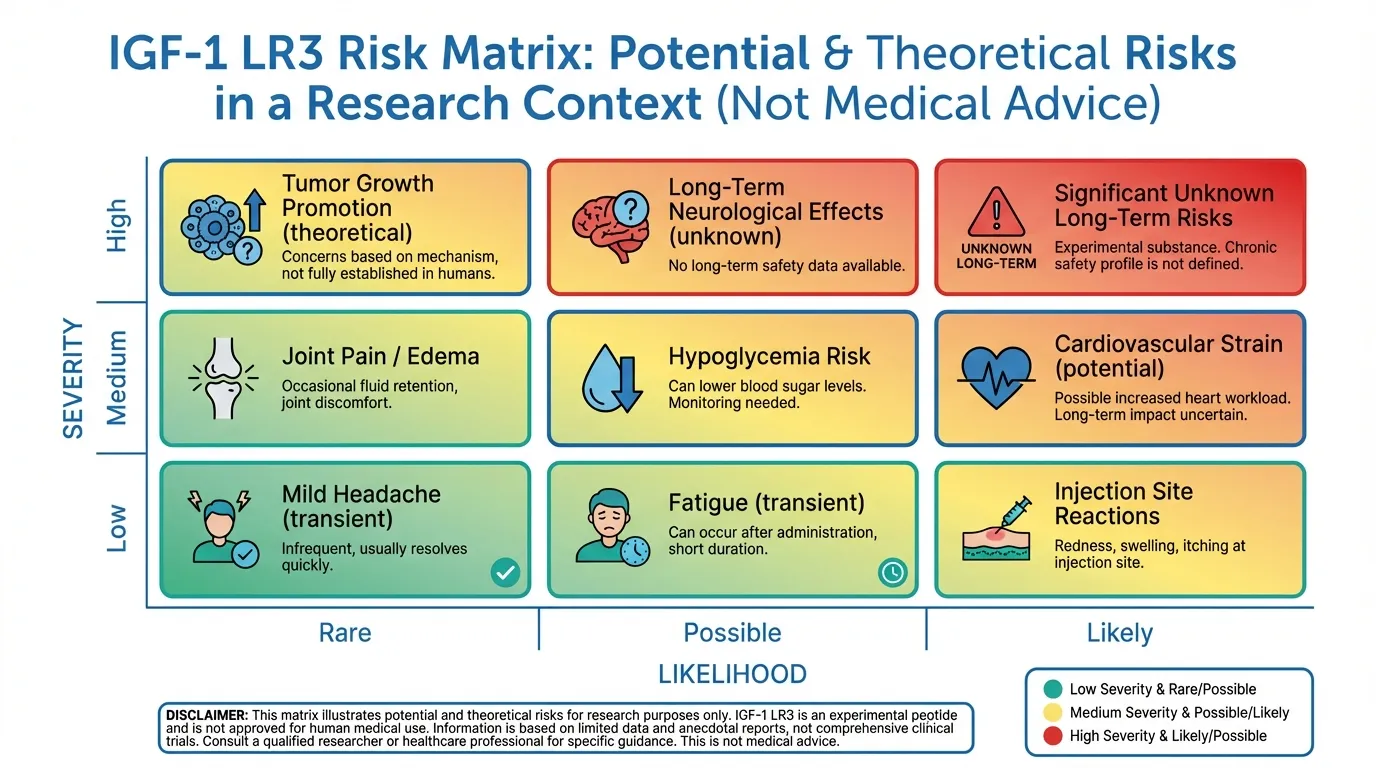 Iconip Risks IGF-1 LR3 Risks & Legal Status Review 2026 | Peptide Protocol Wiki