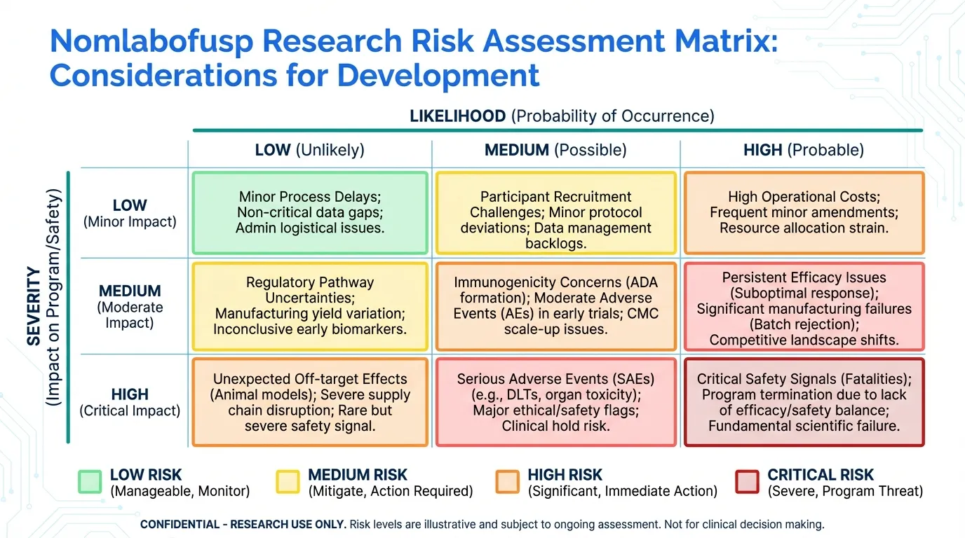 Nopsema Risk Ranking Nomlabofusp Risks & Legal Status Review 2026 | Peptide Protocol Wiki