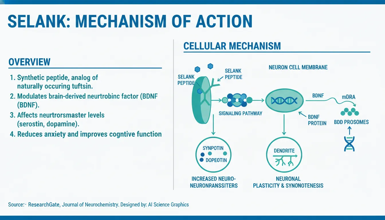Selank Selank: Anxiolytic Nootropic Peptide Guide | Peptide Protocol Wiki