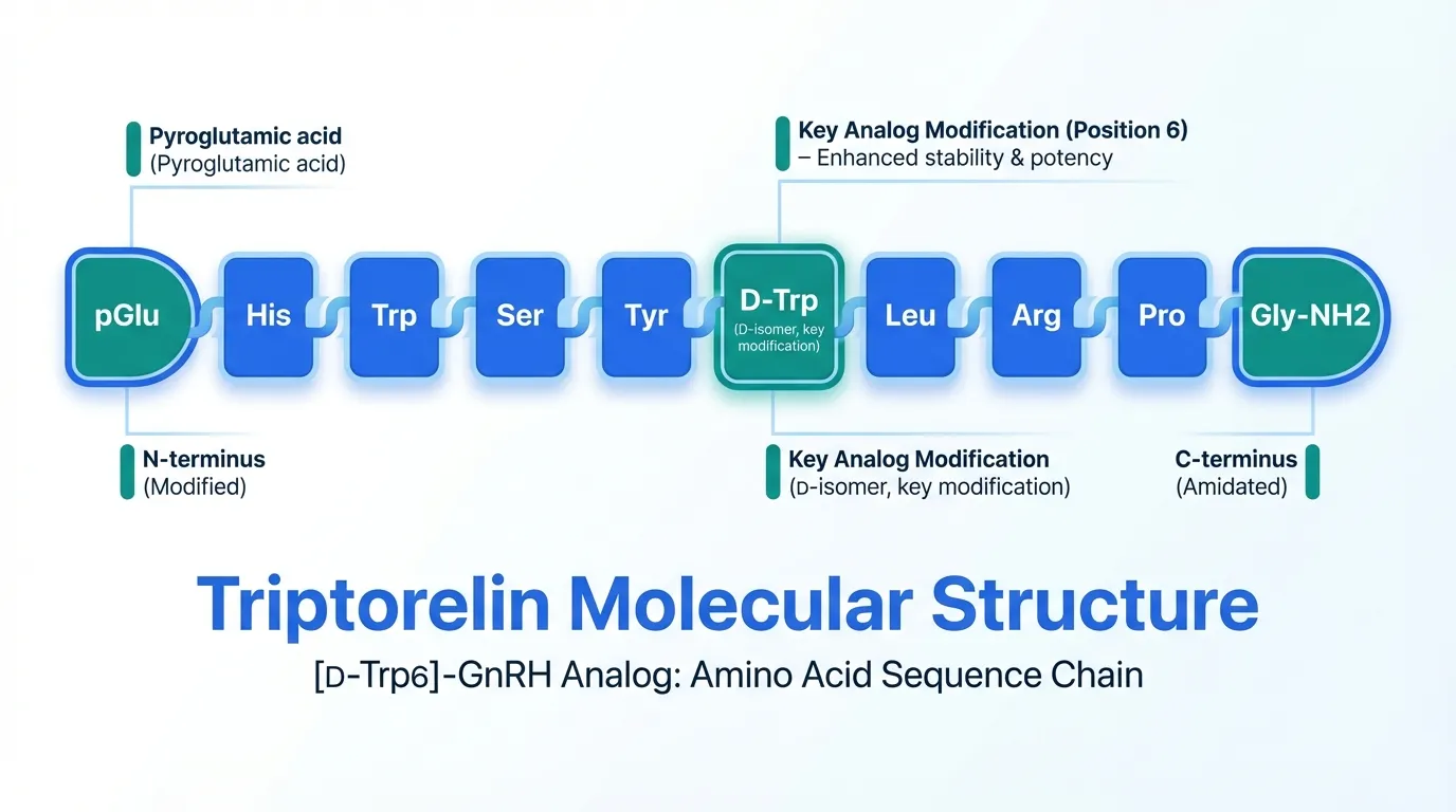 Torpex Molecule Triptorelin Molecular Structure and Properties | Peptide Protocol Wiki